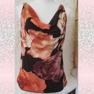 Zenobia cowl neck sleeveless tank